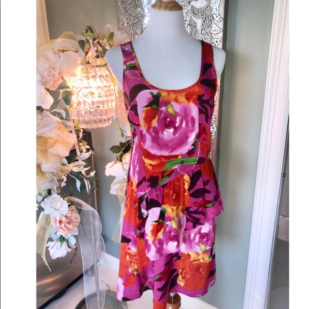 Trina Turk Silk Dress Size 6